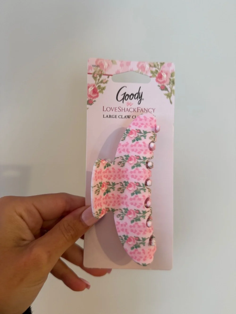 LoveShackFancy x Target - Goody Blooming Heirloom Large Claw Clip 1CT Strawberry